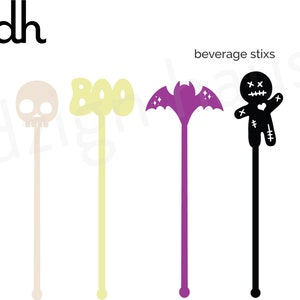 Halloween Voodoo Beverage Sticks (FILE ONLY)