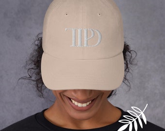 TTPD - Poeti torturati - Pietra con ricamo bianco gonfio - Cappello di papà