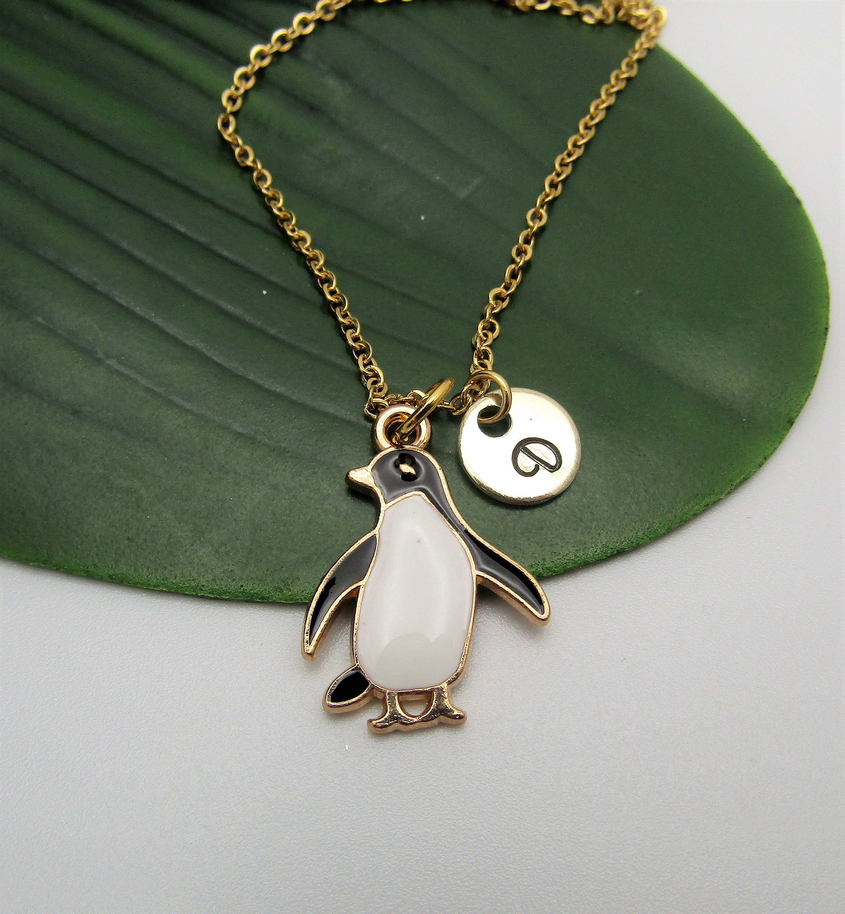 Penguin Necklace Life is Good I Found My Penguin Girlfriend Romantic Gift