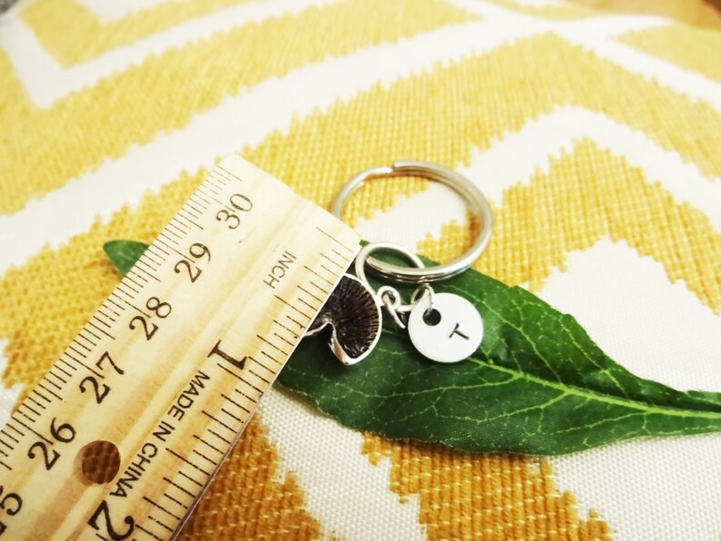 FORTUNE COOKIE KEYCHAIN Personalized With Initial Charm Etsy