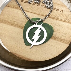 Unisex Stainless steel LIGHTNING NECKLACE - stainless steel large link (6.5mm x 4.5mm) chain all stainless steel non tarnish men&#39;s necklace