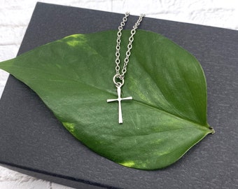 Custom Crown Necklace With Initials, Sterling Silver Crown Charm