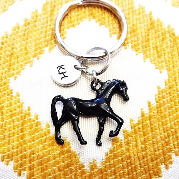 Horse Keychain Etsy