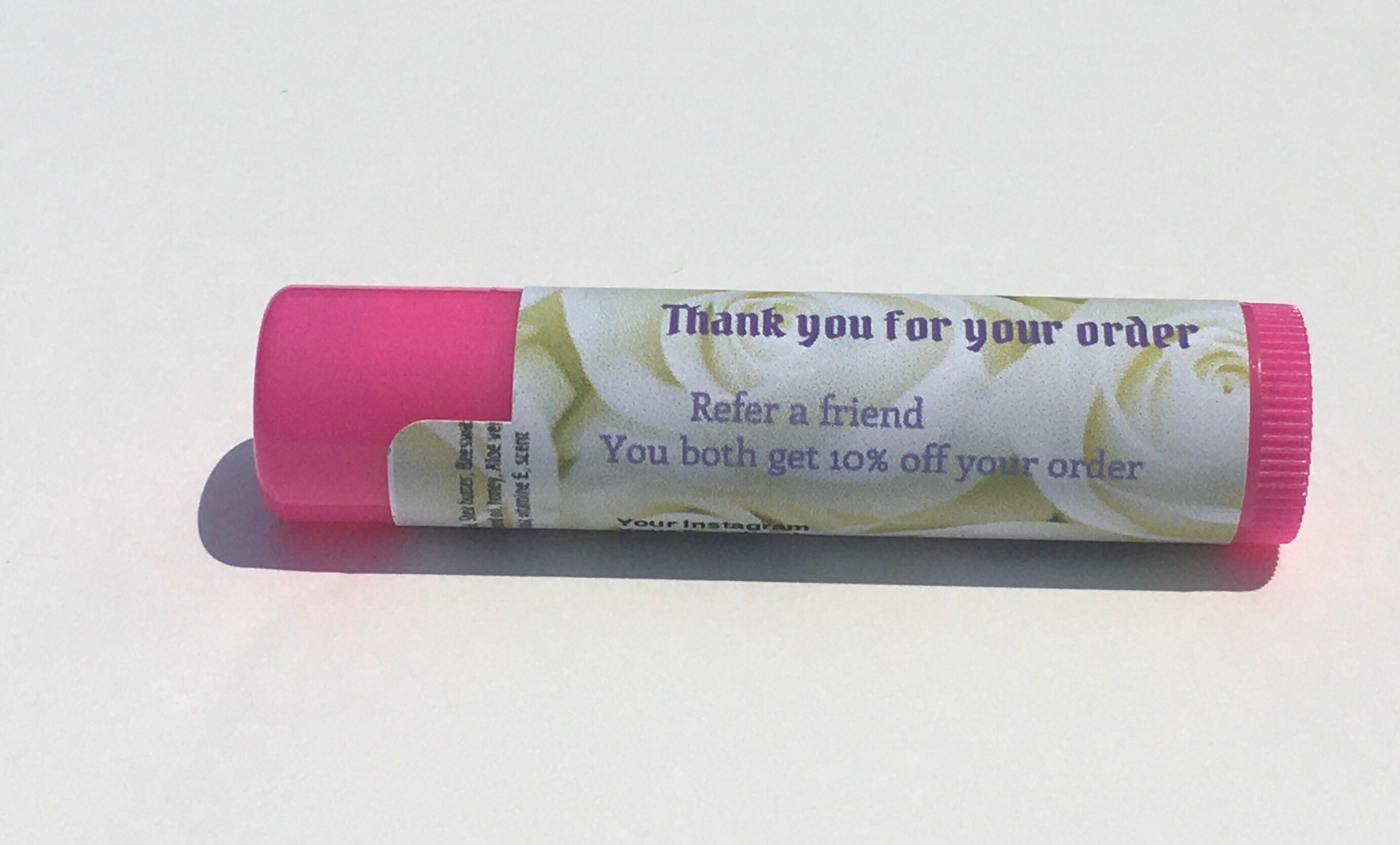 Thank You Lip Balms Customer appreciation Gratitude Thank Etsy