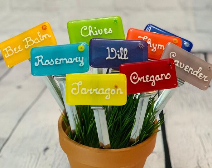 Herb Garden Marker Etsy