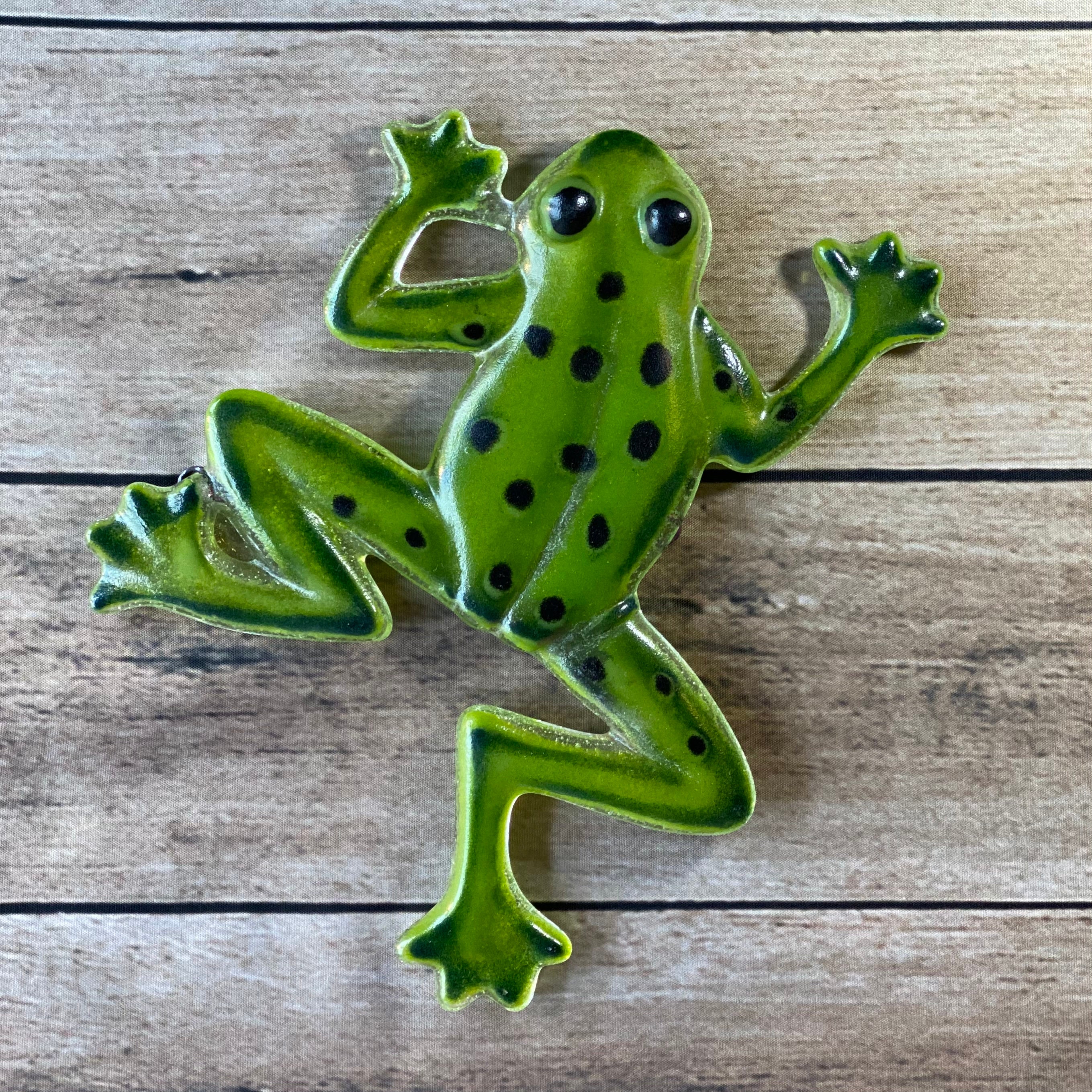 Frog Fused Glass Etsy