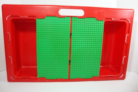 Vintage Lego Storage Lap Desk Playtable Carry Handle Etsy