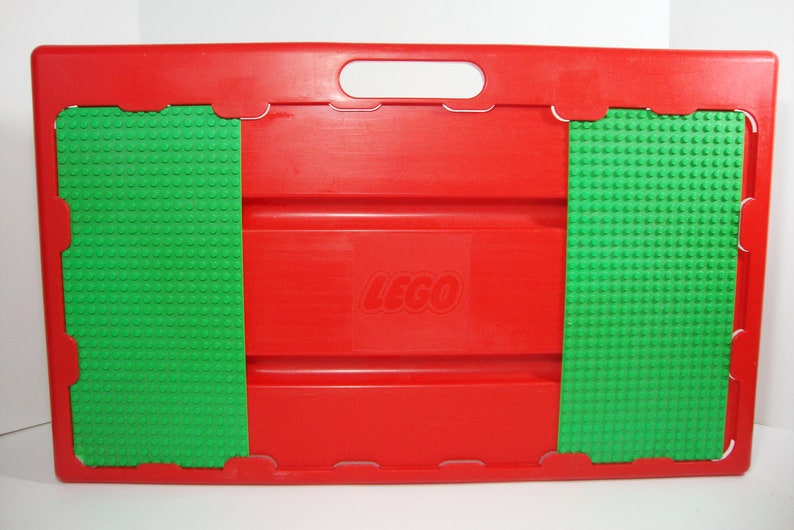 Vintage Lego Storage Lap Desk Playtable Carry Handle Etsy