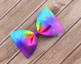 PREORDER Rainbow Bows Lycra Sunny Hat (SHIPS APRIL) main image 1