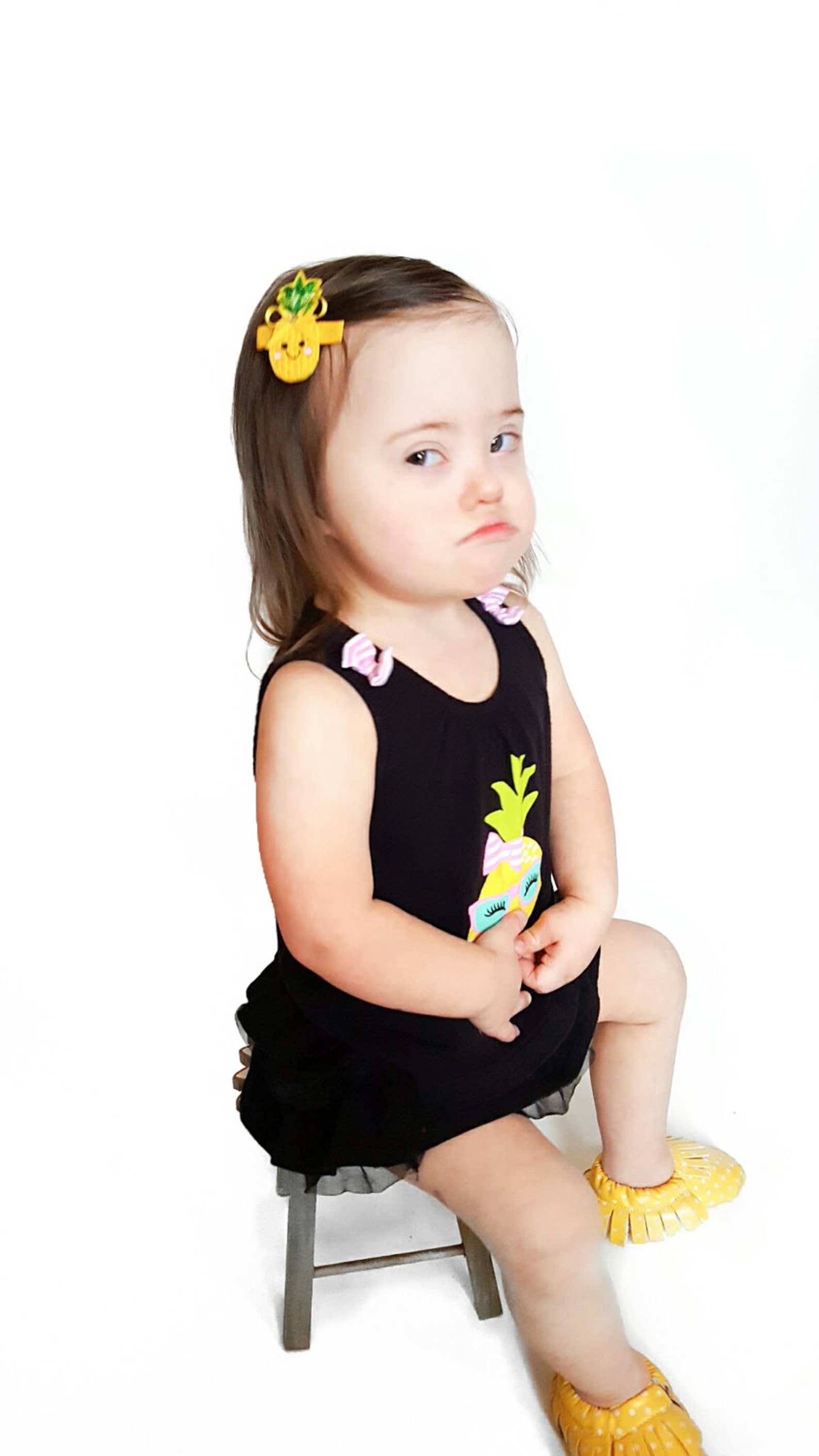 Pineapple Hair Clip Pineapple Clip Pineapple Bow Pineapple Etsy