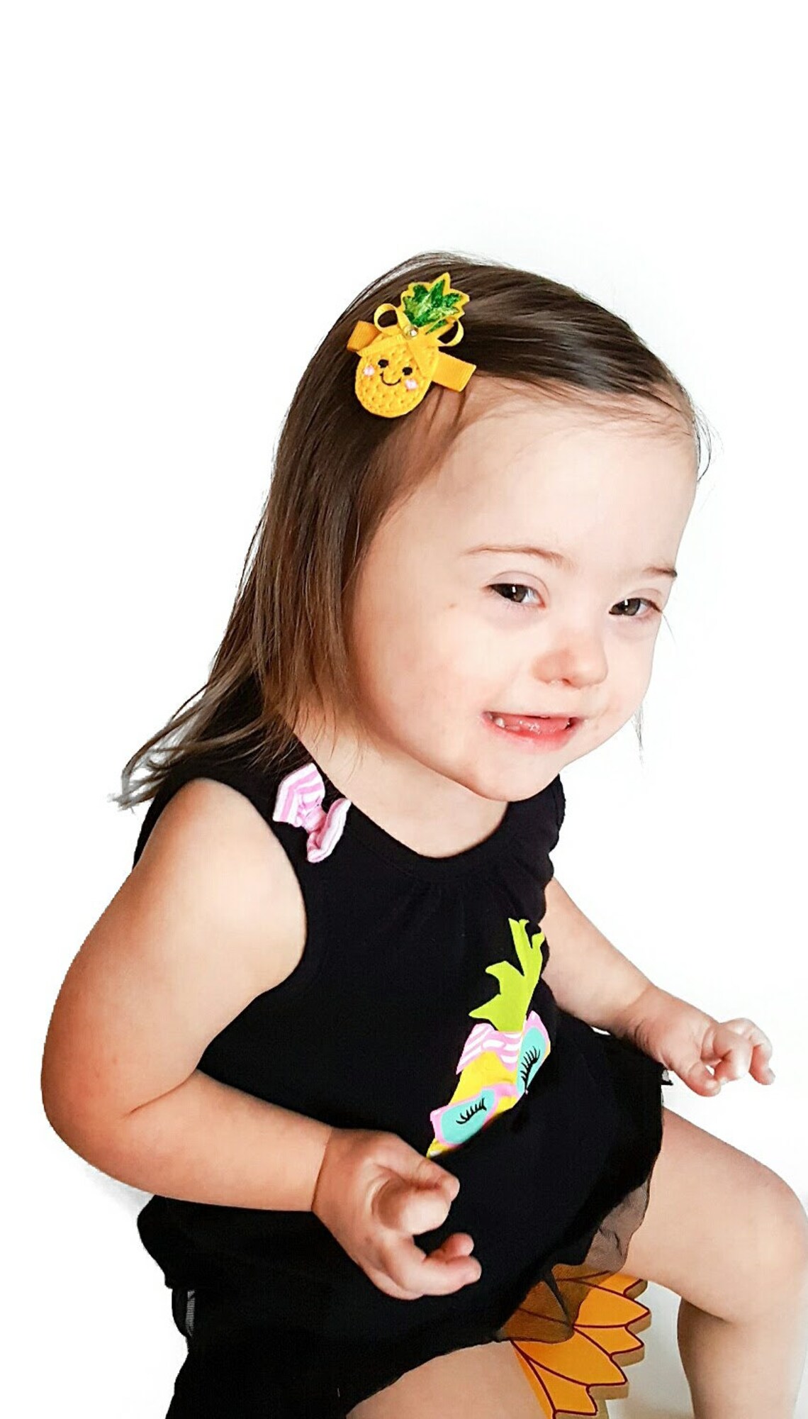 Pineapple Hair Clip Pineapple Clip Pineapple Bow Pineapple Etsy