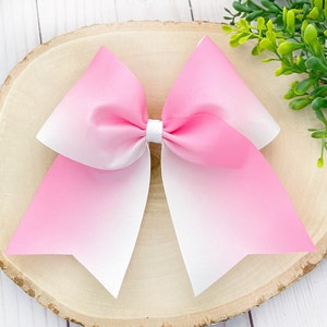 Pink Ombre Cheer Bow, Pink Cheer Bows, Pink Cheer Bows, Ombre Hair Bows, Large Pink Bows, Southern Style Bows, Pink Cheerleading Bows