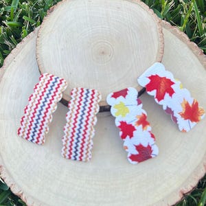 Fall  Snap Clips, Fall Leaves Hair Clips, Hair Clips for Girls, Toddler Baby Hair Clips, Snap Hair Clips, Fall Hair Clips, Thanksgiving Clip