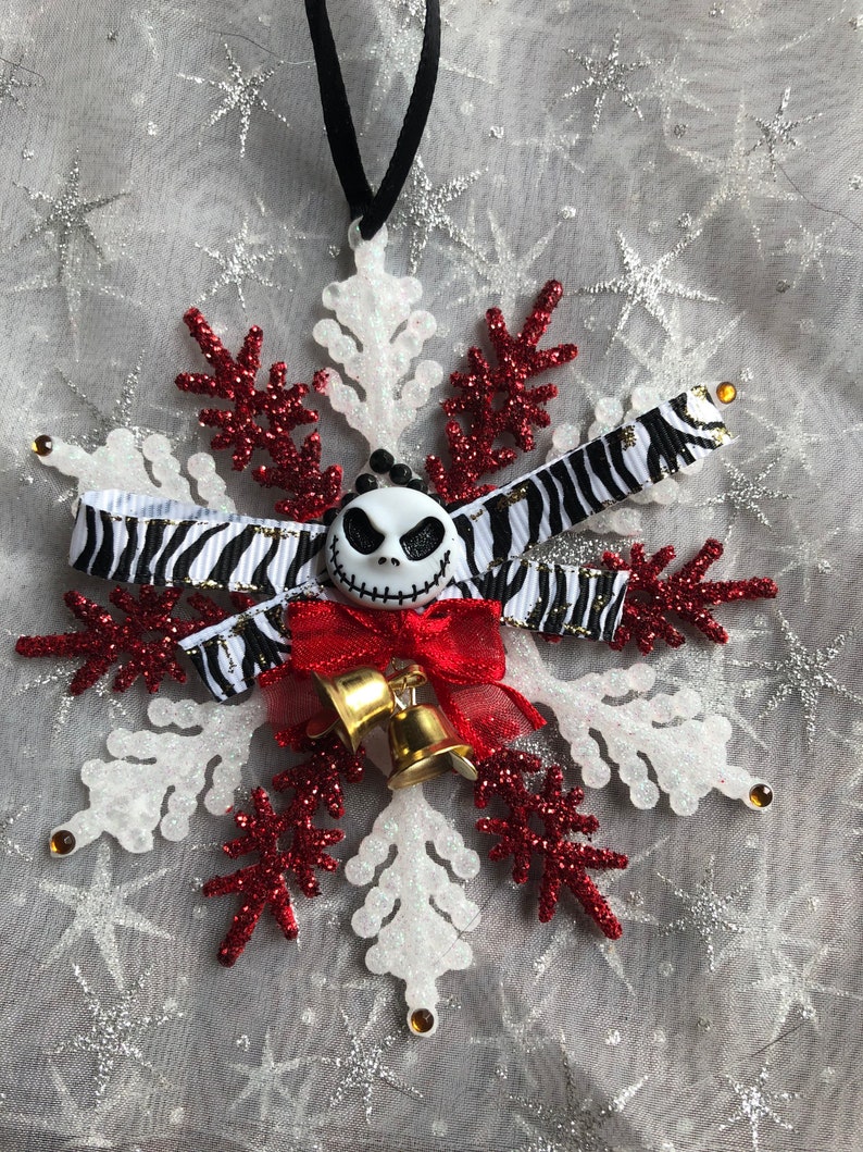 Jack Skellington Nightmare Before Christmas ornament Ready to ship image 1