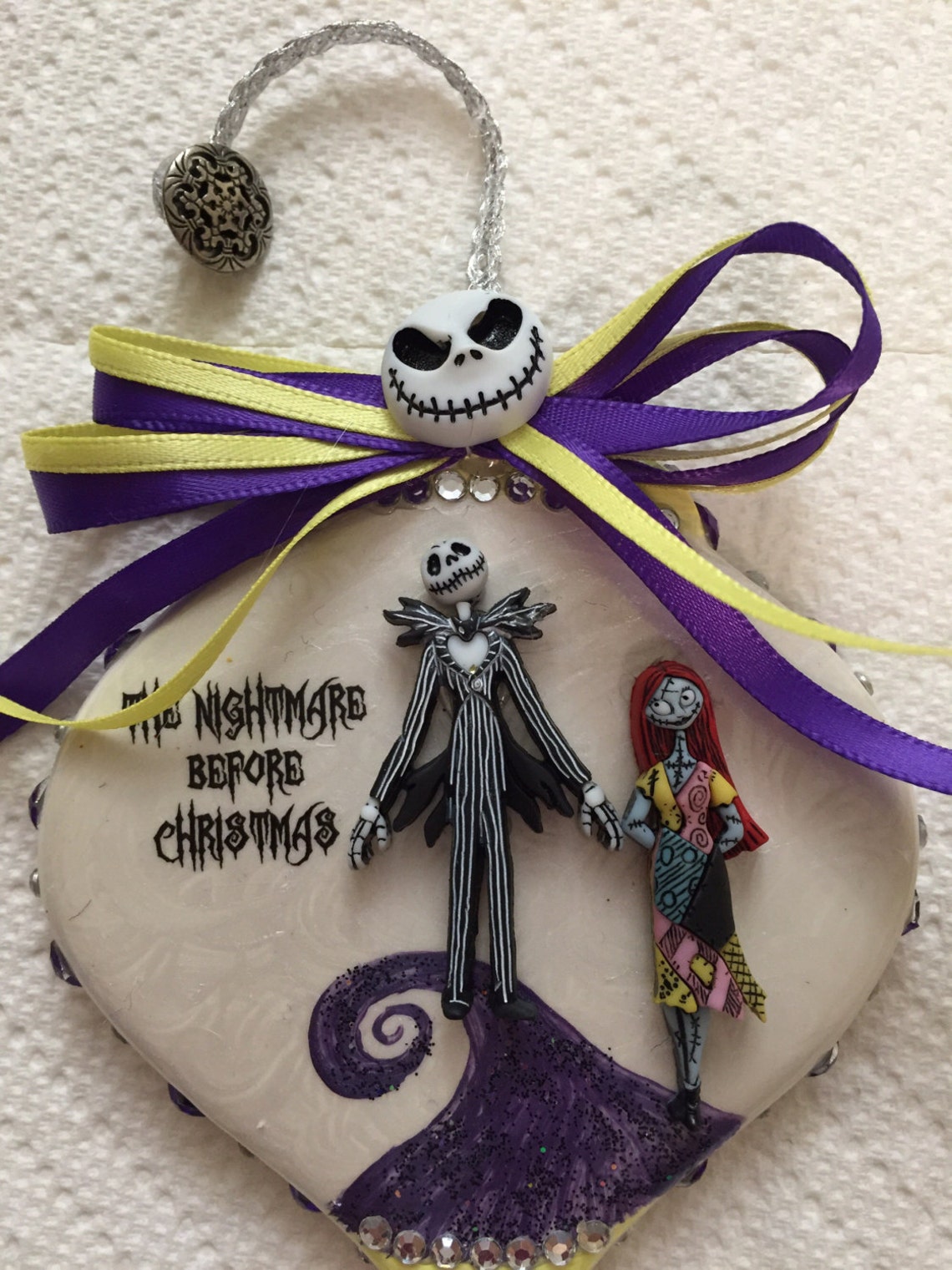 Nightmare Before Christmas Custom Holiday Ornament Very - Etsy