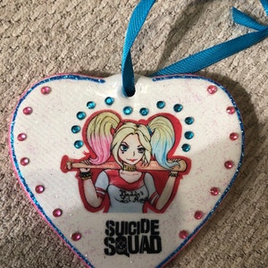 Harley Quinn Suicide Squad custom/personalized porcelain ornament