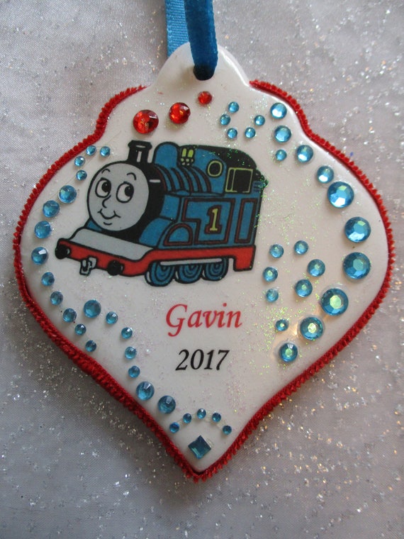 Thomas Train Personalized Christmas Ornament Etsy
