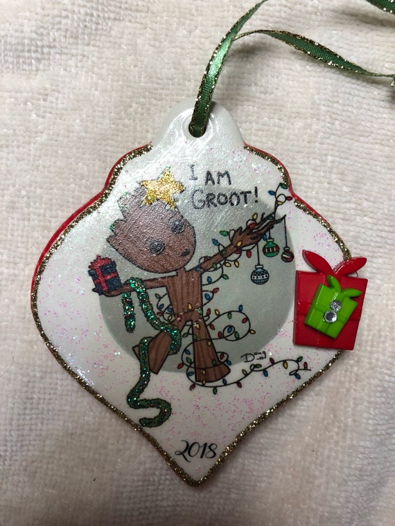 baby groot christmas ornament