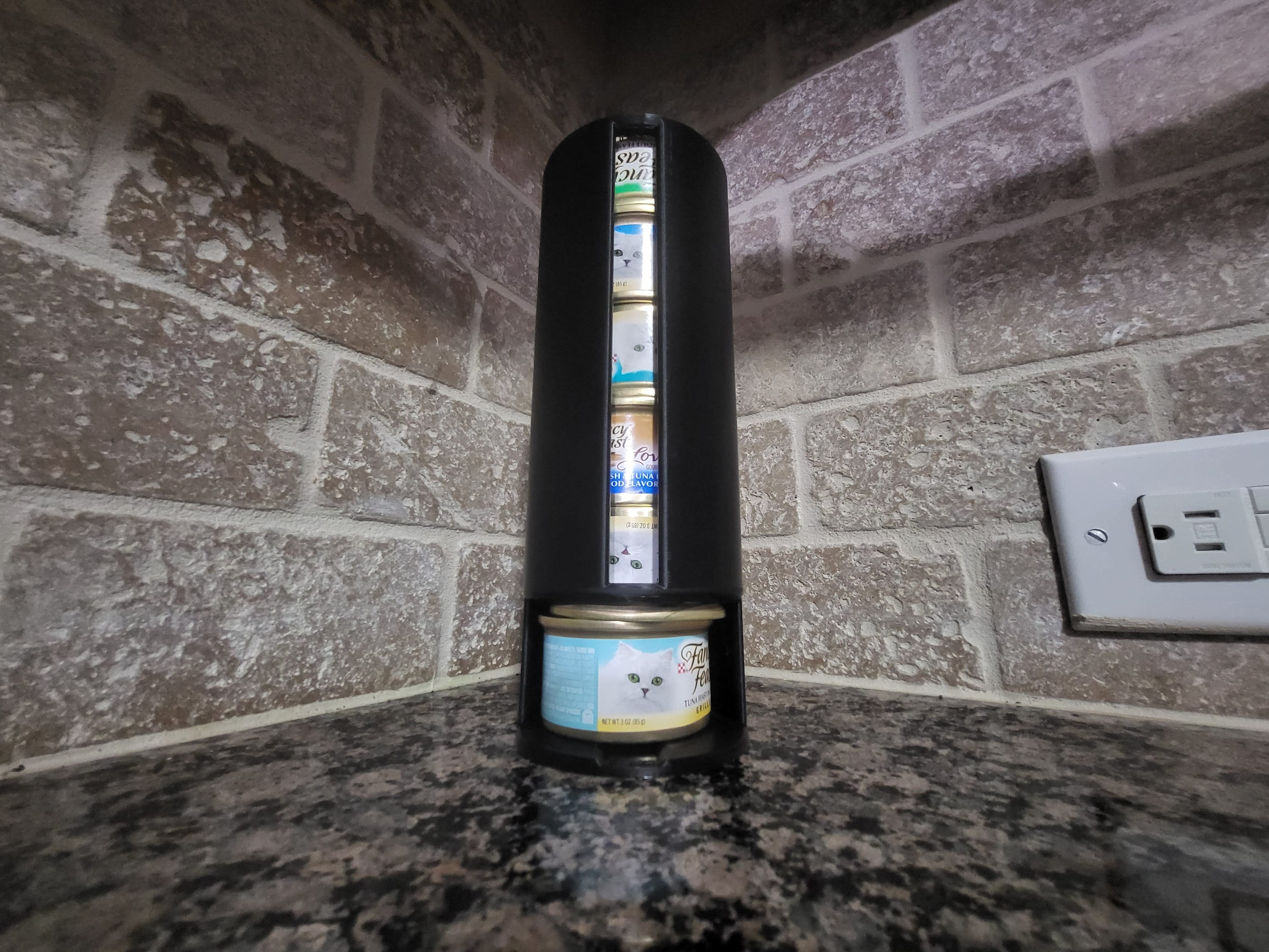 3D Printed STL Cat Food Can Holder Wall Mountable Etsy