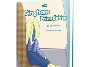 The Gingham Friendship Dyslexia Font Option, easy reader, toddler book, bedtime story, children's book, picture book, friendship