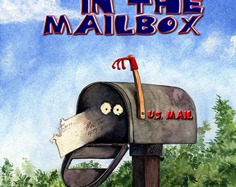 The Monster In The Mailbox, children's book, picture book, funny story, no teasing, bullying, teacher resource, postal service