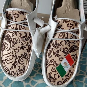 Hey Dudes Custom Engraved Shoes