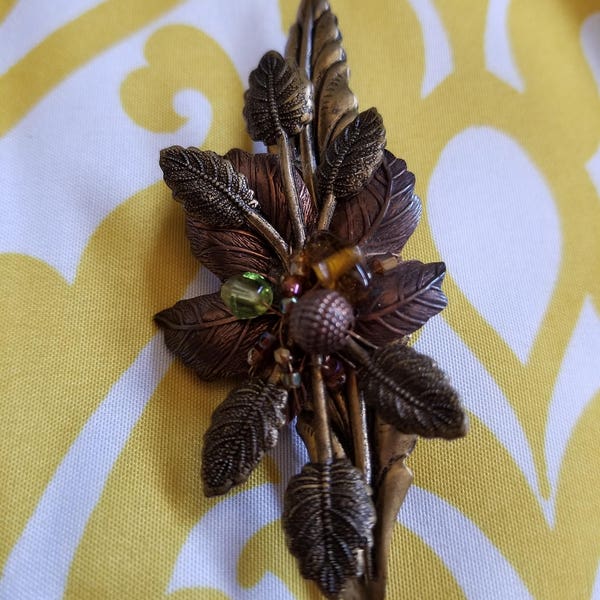 Vintage Cara Stimmel ltd Leaves Brooch