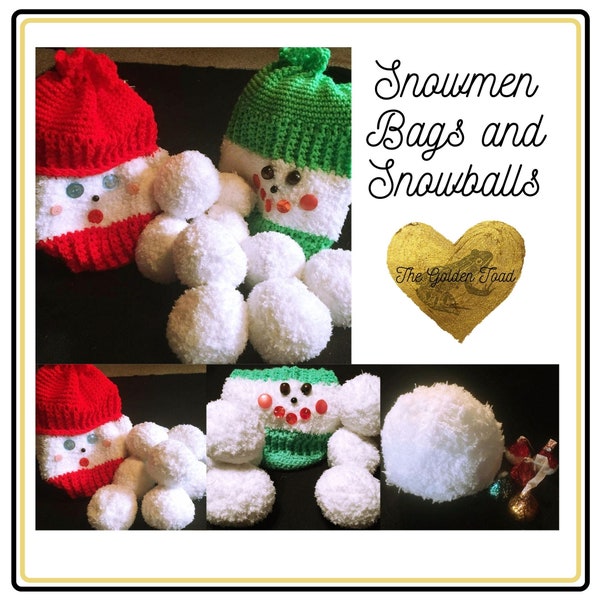 Indoor Snowball Game, Snowman Bag & Snowballs, Christmas Game, Indoor Kids Game