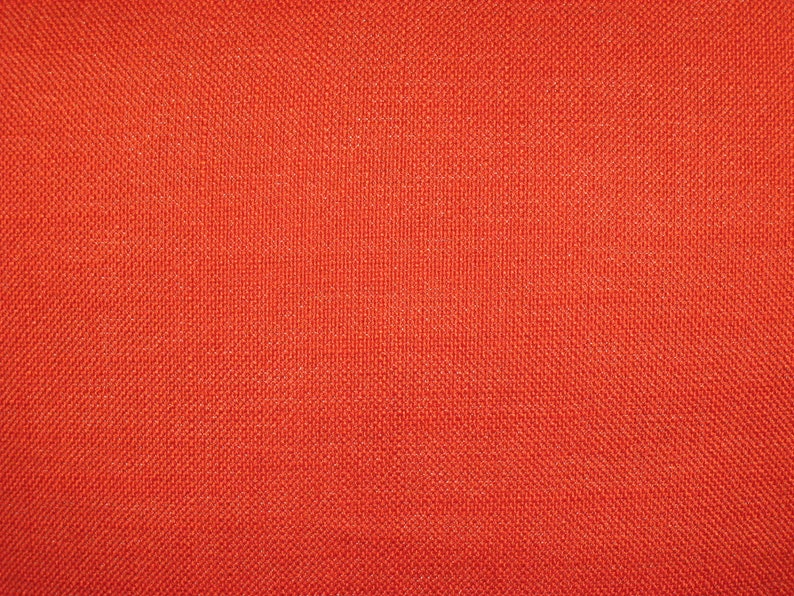 Dark Orange Pillow Cover in 20 X 20 Woven Linen Fabric, Throw Pillow