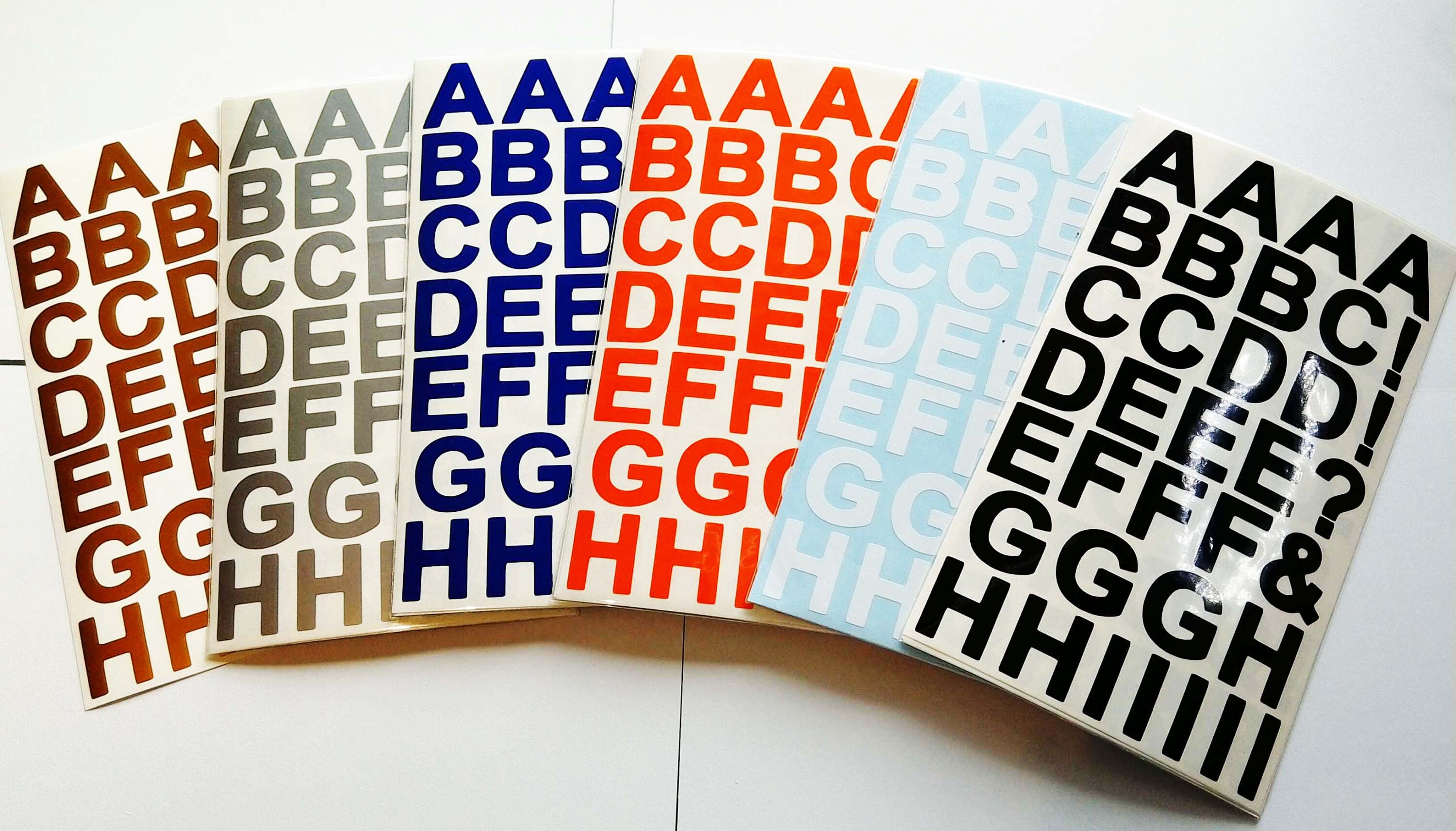 1 inch Letters and Numbers Self Adhesive Etsy