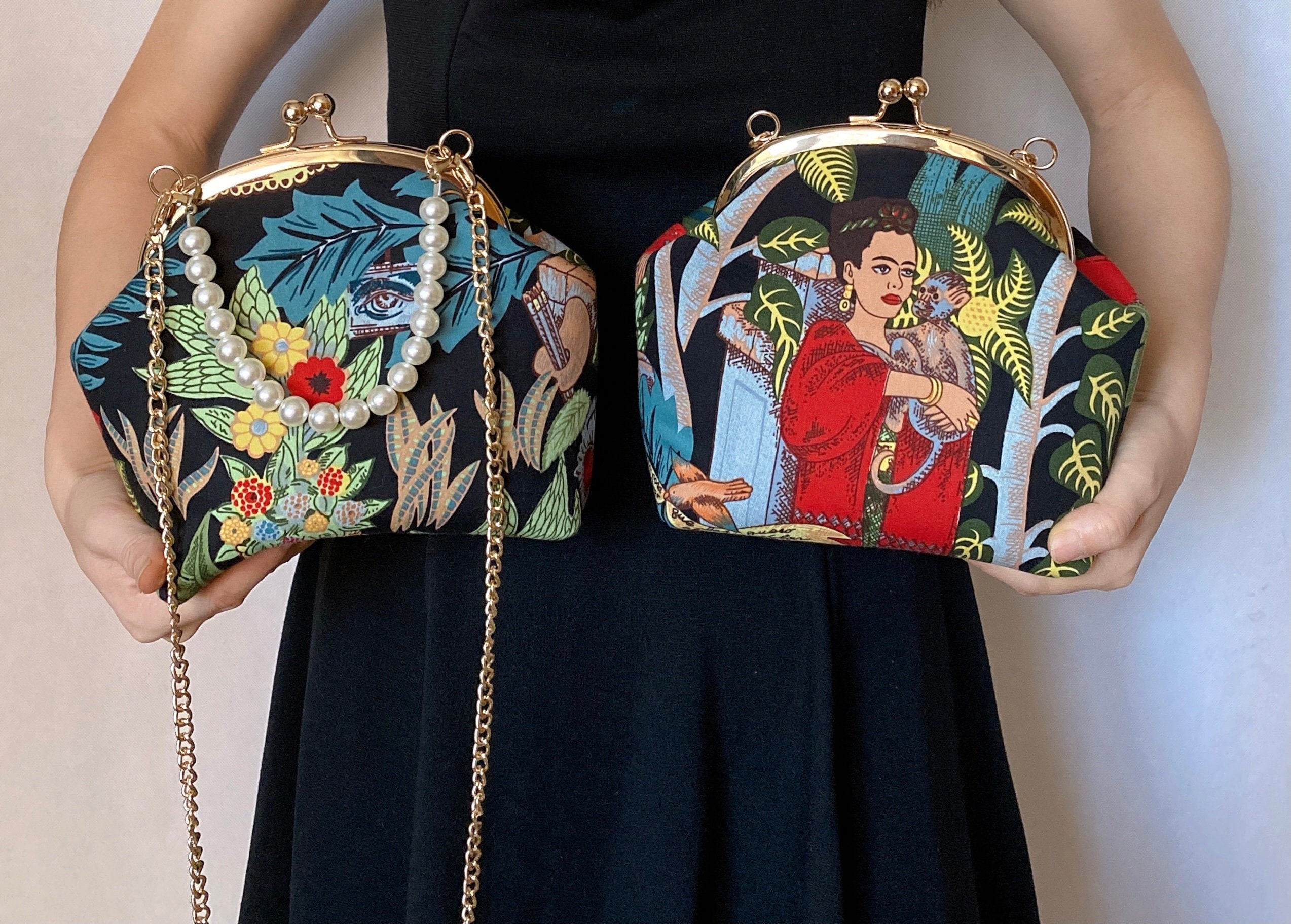 高い品質 Bow JPG with Sourpuss sp Pin Black Print Kiss Kiss Purse