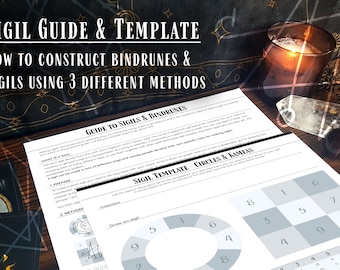 Sigils & Bindrunes || Guide + Templates || Printable