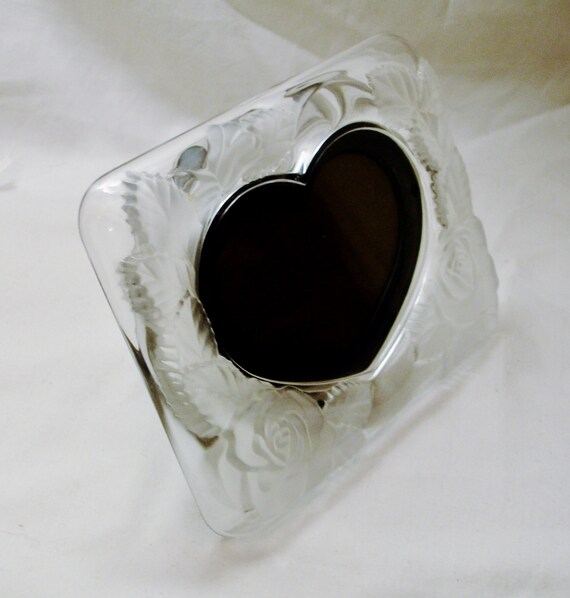 Crystal Photo Frame Heart Shape By Home Beautiful Original Etsy Crystal Photo Frame Heart Shape By Home Beautiful Original Etsy