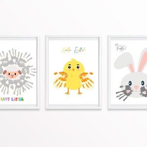 Easter Handprint Keepsake, Preschool Activities, Homeschool Activity, Easter Printable, Easter DIY PDF, Handprint Easter Craft, Daycare, PDF