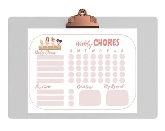 Tabla de tareas de bailarina, Tabla de tareas para niños, Tareas de niños, Tabla de tareas para niños, Tabla de responsabilidad, Tabla de tareas imprimible, Tabla de pegatinas, pdf
