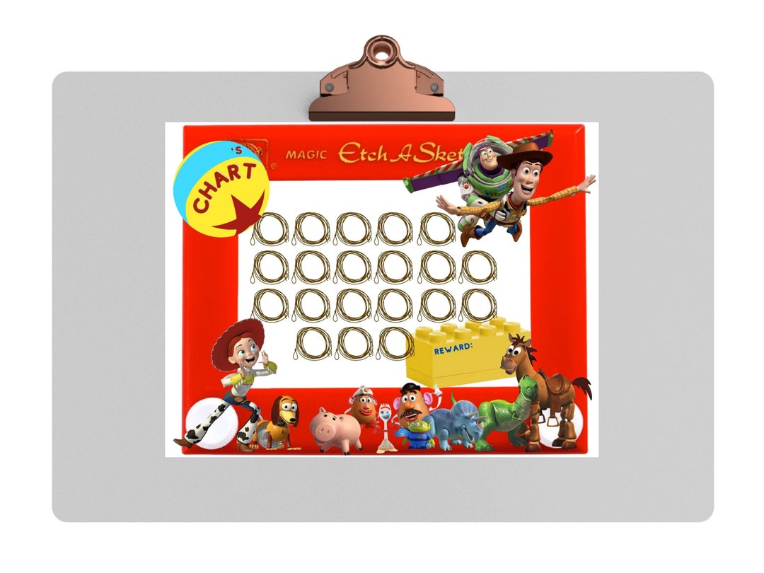 Toy Story Potty Chart Reward Chart Toilet Training Kids - Etsy