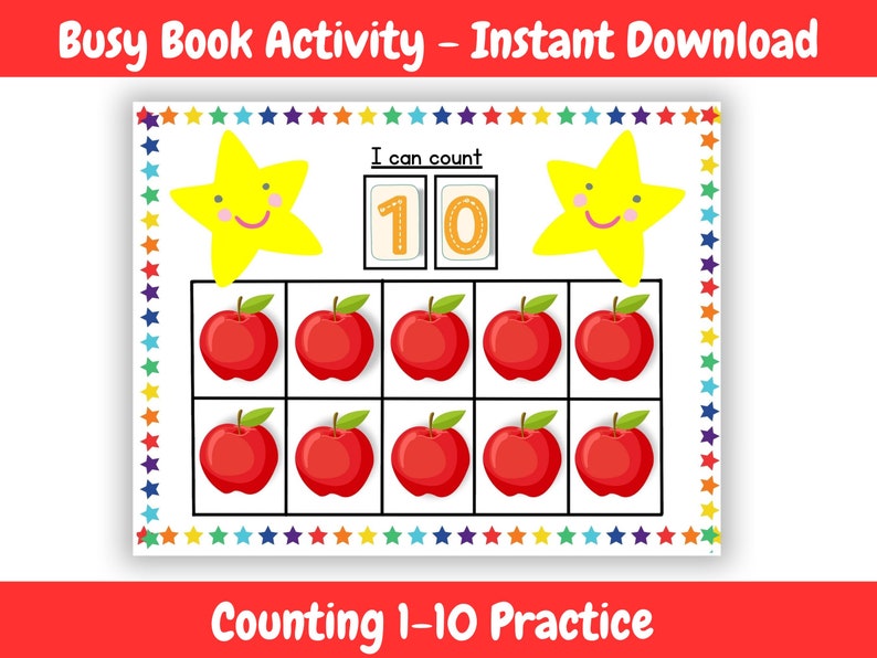 Counting Practice, Montessori Counting, Homeschool Learning, Pre K
