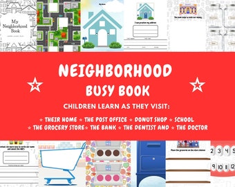 Toddler Busy Book, Busy Book Preschool, Learning Binder, Kindergarten Busy Book, Educational Busy Book, Toddler Busy Book Printable, Pre K