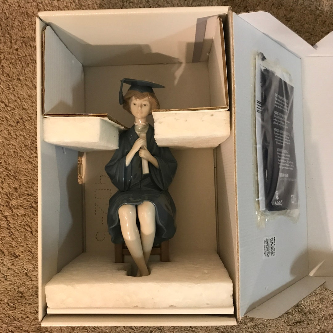 NAO Graduate Celebration Porcelain Figure - Graduation Gift Decor - View #4