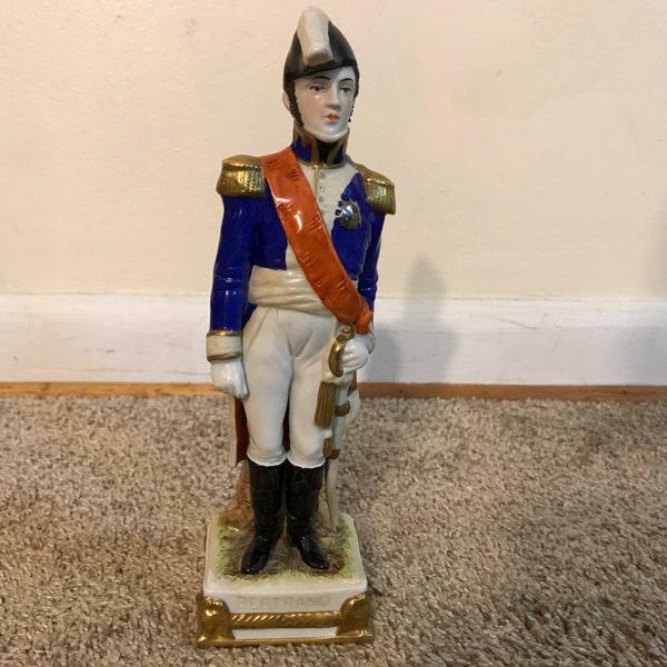 Vintage Scheibe-Alsbach Porcelain Soldier Marshall Bertrand Figurine 12753