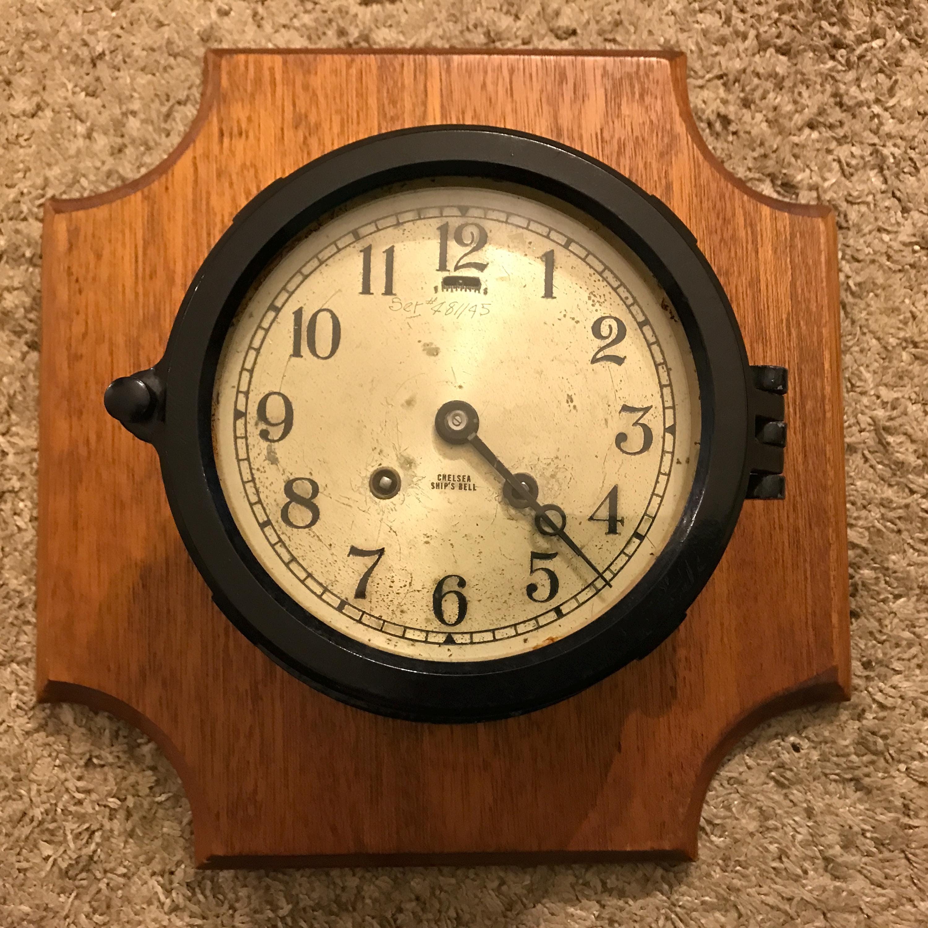 【antique】40's US.NAVY USN 置き時計 USA アメリカ US Navy Antique Maritime Clocks for sale | eBay