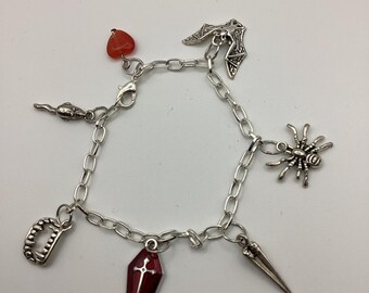 Dracula charm bracelet