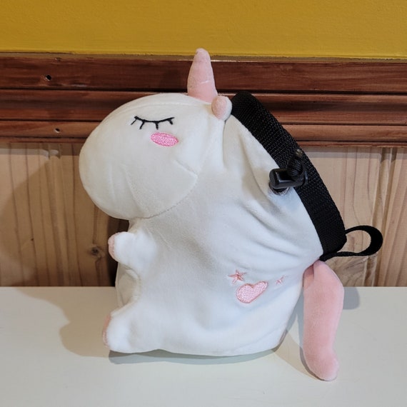 White Unicorn Rock Climbing Chalk Bag Etsy