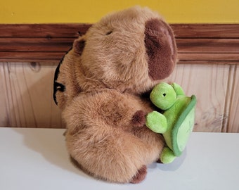 Capybara with Turtle Rock Climbing Chalk Bag