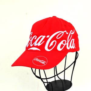 Vintage unisex Coca Cola Hut Mode Kleidung Straße Sommer Festival Mütze Hut Strapback one size Roter Hut Hip Hop flacher Schirm Sonnenhut unisex Geschenk