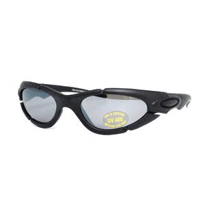 Vintage Wraparound Sport Sunglasses – Black UV400 – Y2K Athletic Shades