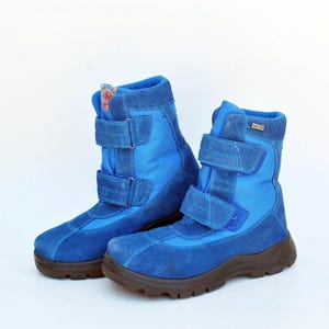 Blue Boots Comfortable motorbike vintage combat size eu 39 us 8 uk 6 womens shoes rain laceless military boots womens comfy chunky boots