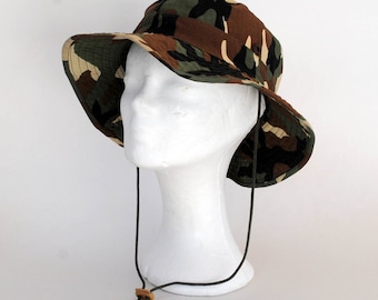 ヴィンテージ ブーニーハット デザートカモフラージュ バケットハット