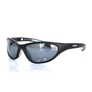 Y2K Wraparound Sunglasses Black – Sporty Slim Shield Sunglasses – UV400 Protection – 90s 2000s Matrix Style Retro Eyewear