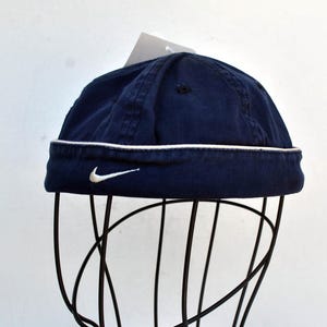 Docker Blue canvas beanie for men women hip hop wear gift for guys vintage skull cap sailor mens hat skull hat cap mens winter cap rnb y2k